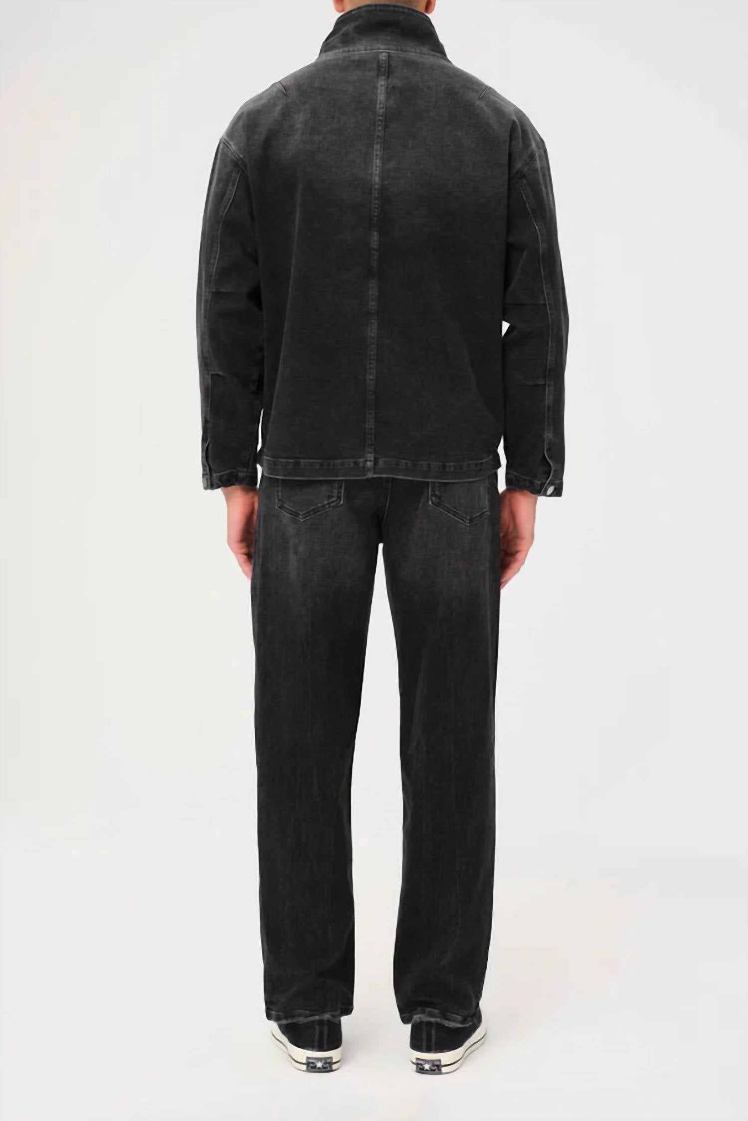 Warp + Weft - Denim Pullover Windbreaker Jacket