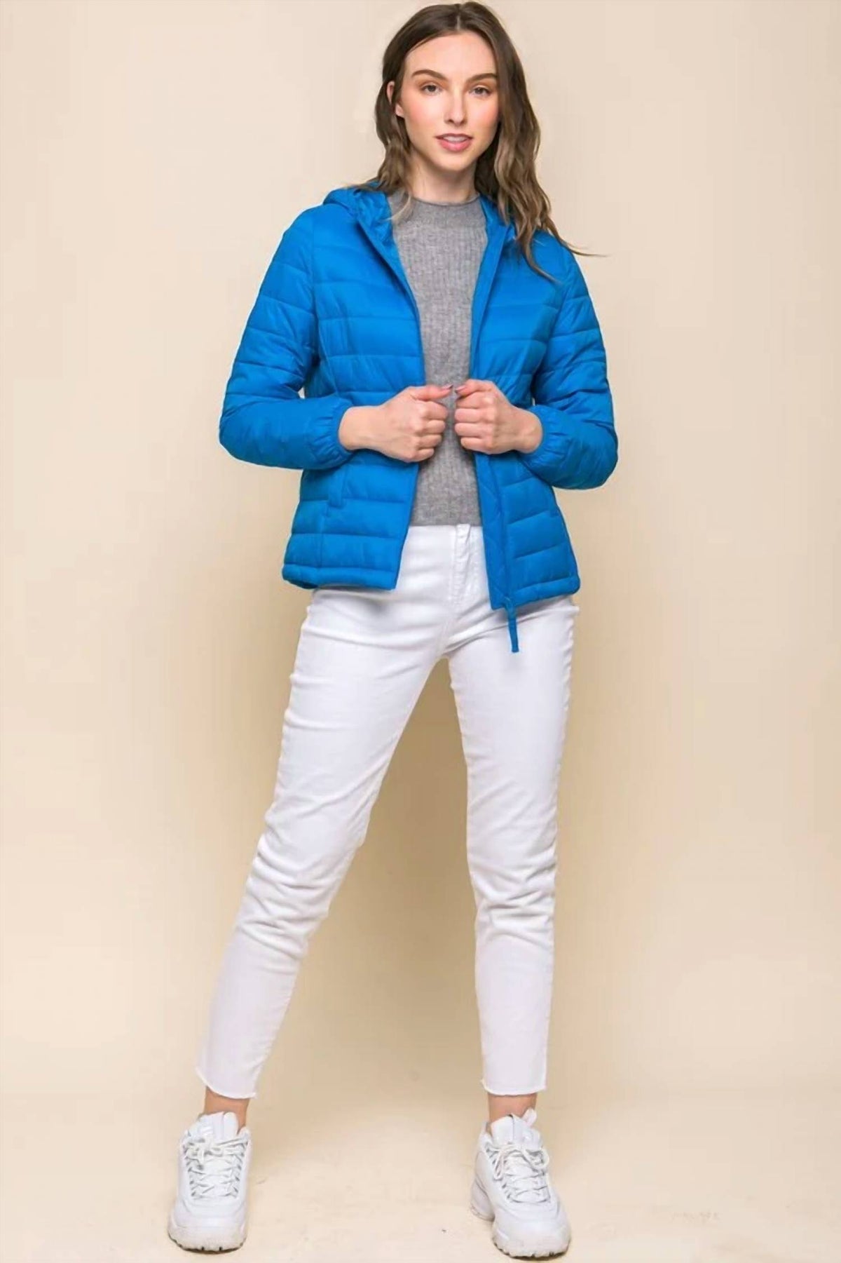 Love Tree - Zip Up Puffer Jacket