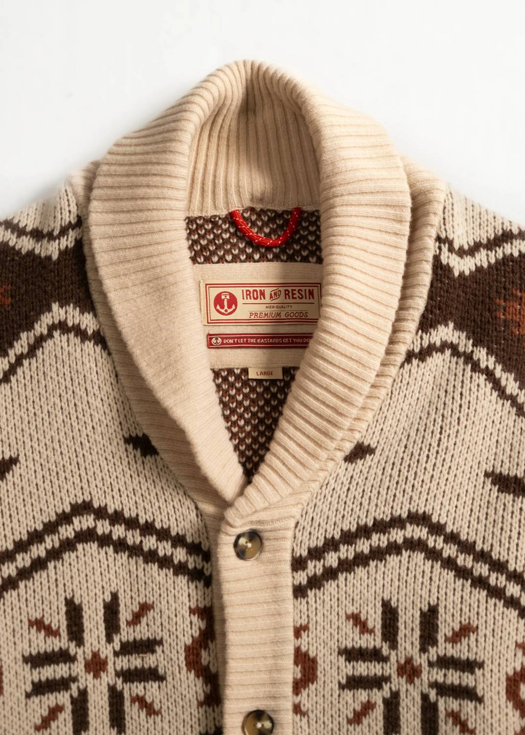 Iron & Resin - Men's Wincha Shawl Collar Sweater