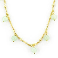 Vi Bella - Women's Aventurine Necklace
