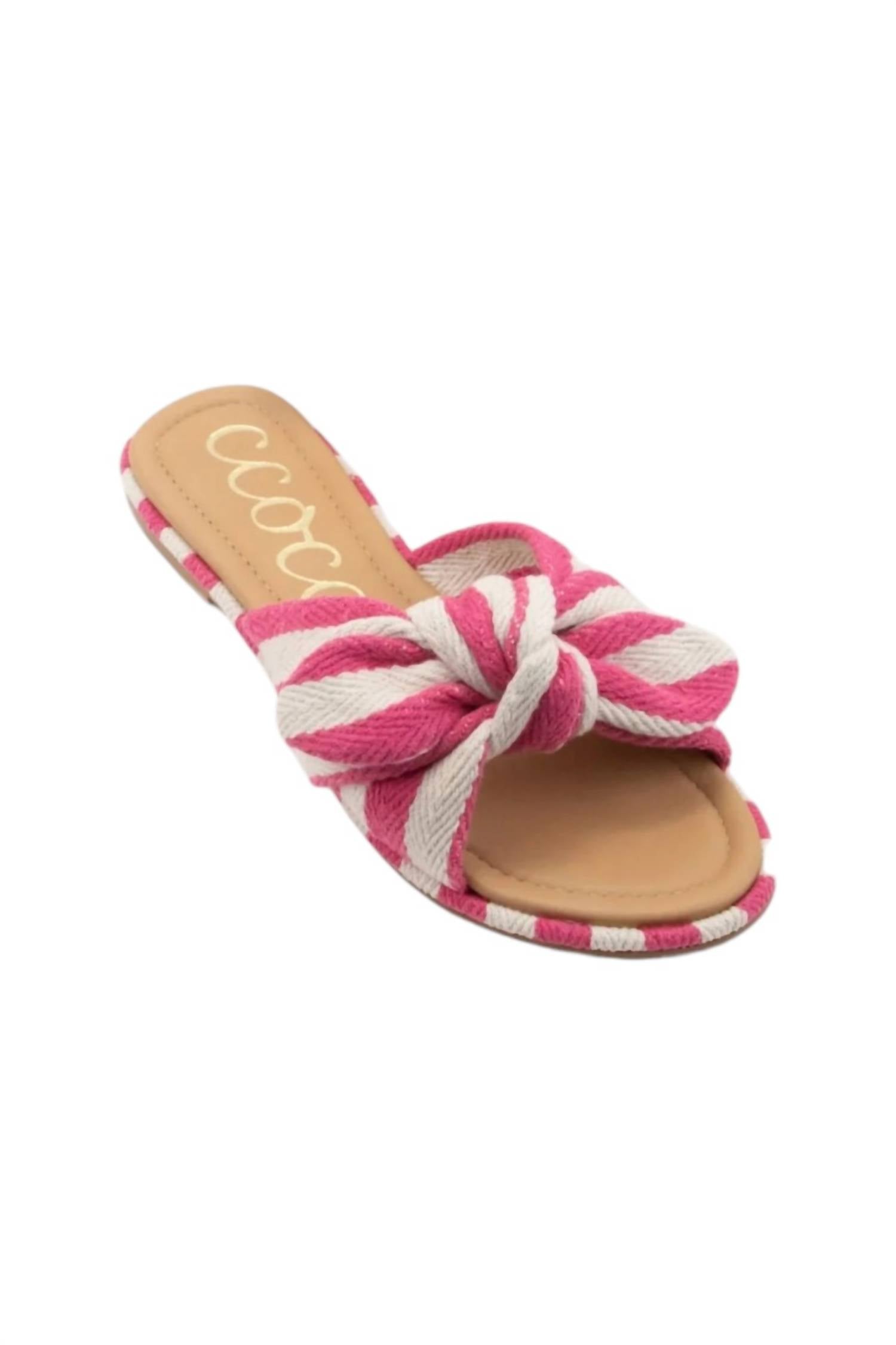 Ccocci - Women's Knotted Bow Sandals