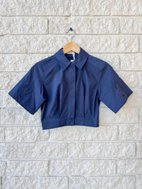 Simkhai - Sabrina Short Sleeve Crop Top