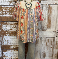 Umgee - Flutter Short Sleeves Top