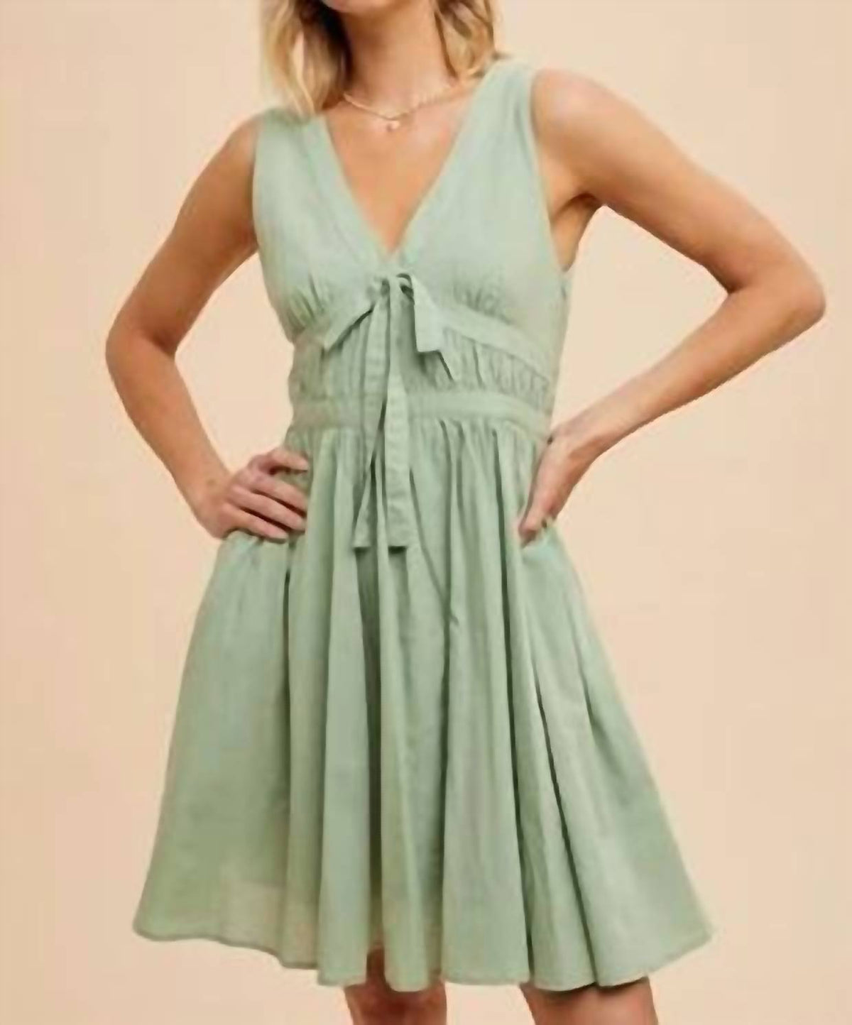 In-Loom - Darling Cotton Bow Dress
