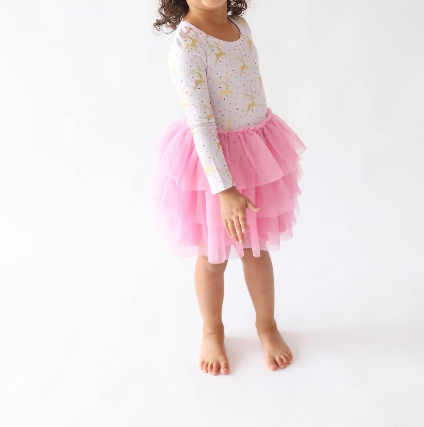 Posh Peanut - Boys' Log Sleeve Tulle Dress