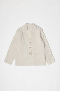 Mod Ref - Claudia Linen Mix Blazer