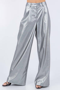 Moda Borboleta - High Waist Wide Leg Pants