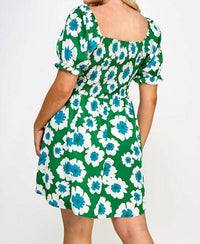 Haute Fox - Smocked Babydoll Dress