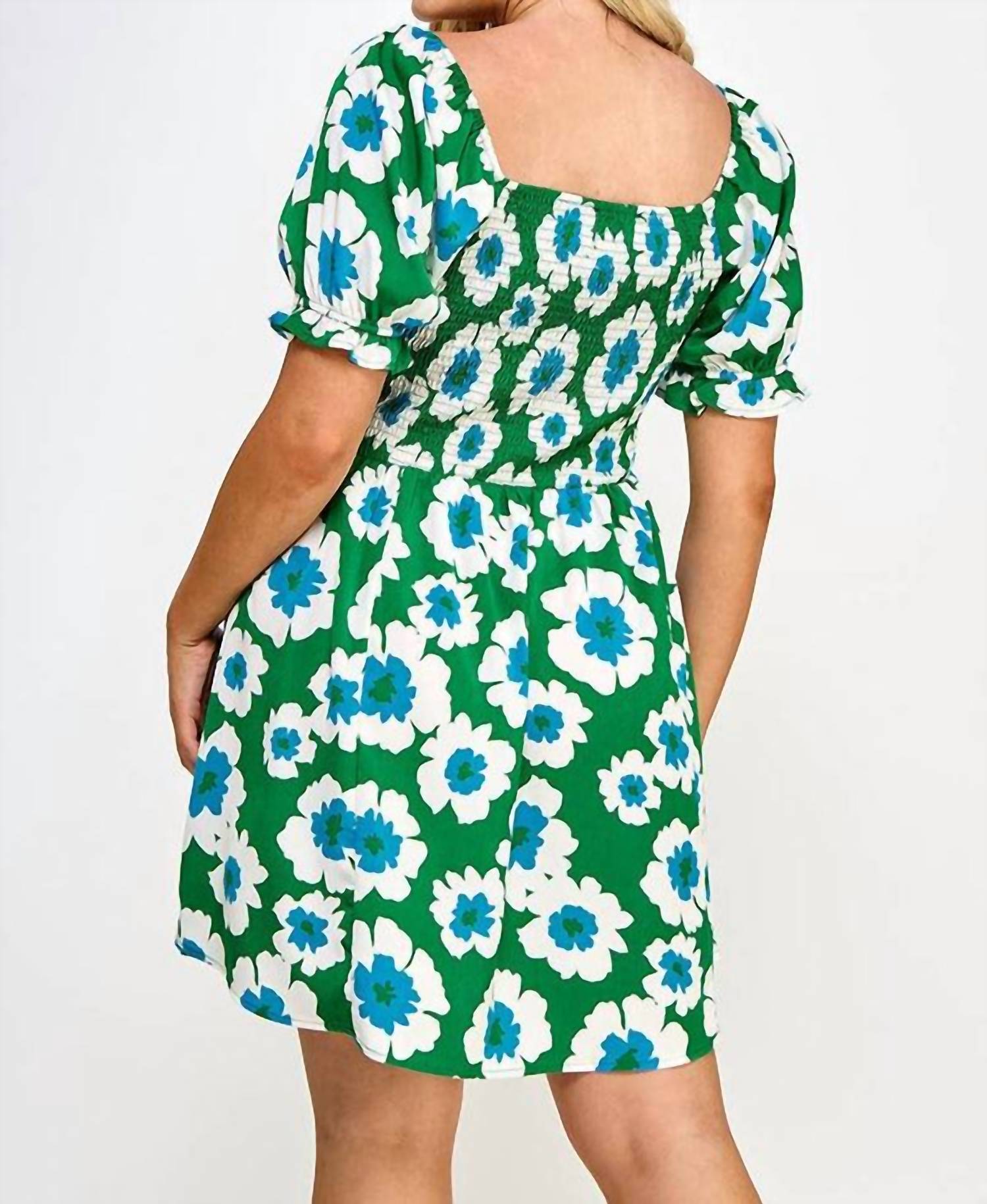 Haute Fox - Smocked Babydoll Dress