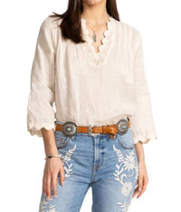 Johnny Was - Women's Petalo Italian Leather Conch Belt