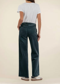Kut From The Kloth - Meg Velveteen High Rise Wide Leg Pants