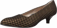 Beautifeel Women's Mystique Pumps in bronze pied de poule print - women's heels