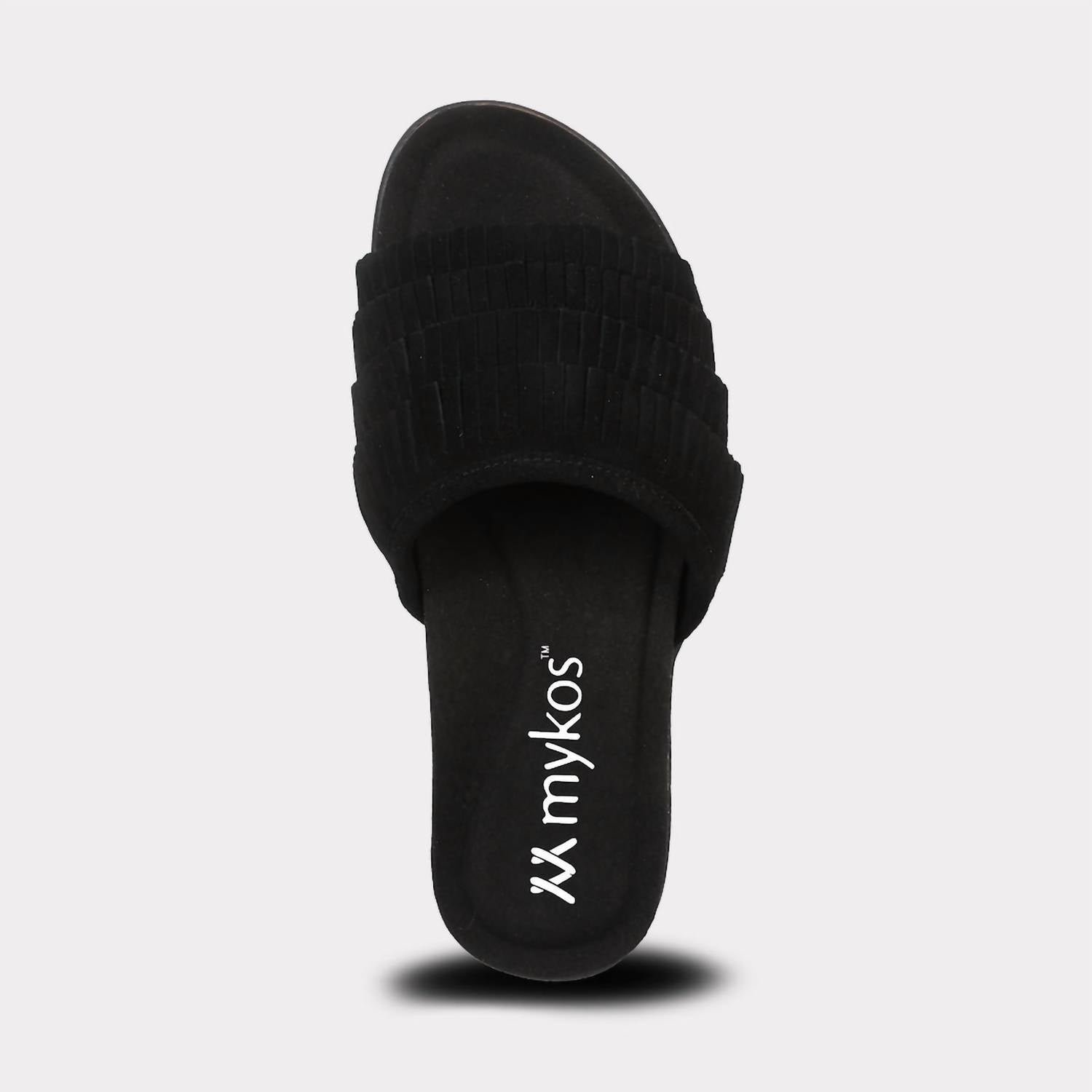 Mykos Women's Clea Slide Sandal in black - women's sandal - view 7