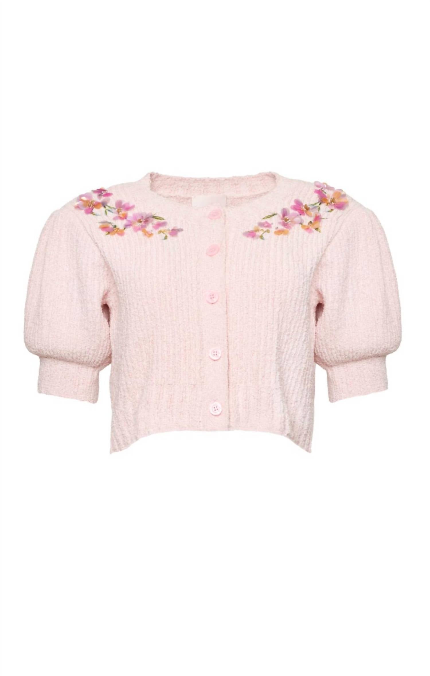 Cinq A Sept - Millicent Trailing Iris Cardigan