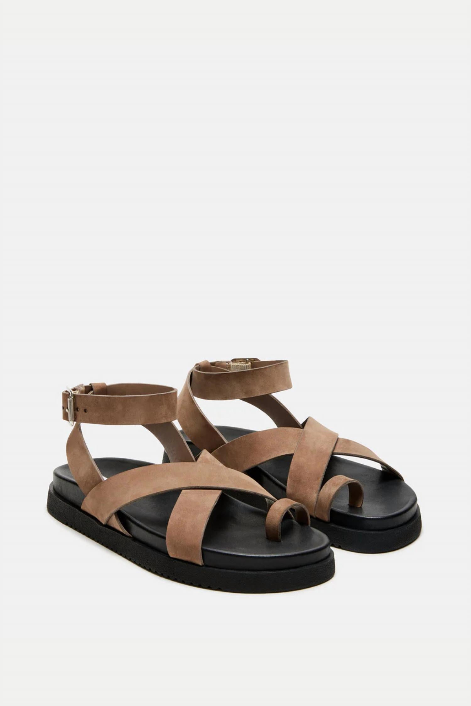 STEVE MADDEN Women's Mira Sandal in taupe - women's sandal