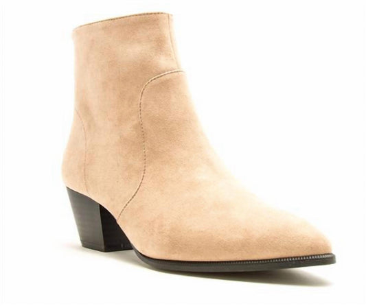 Qupid - Women's Mystique Block Heel Bootie