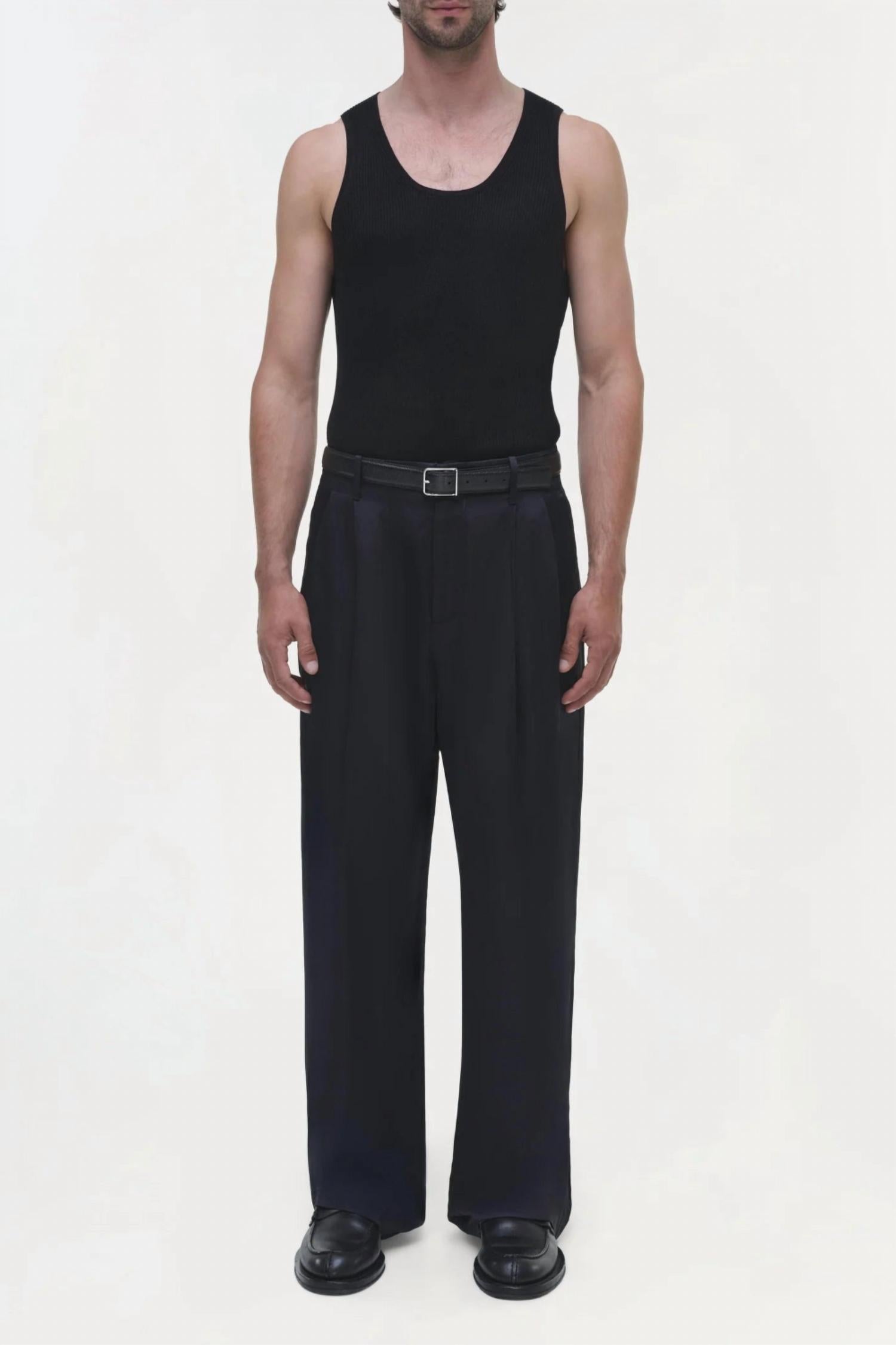 Simkhai - Wilson Wide Leg Pleated Trouser