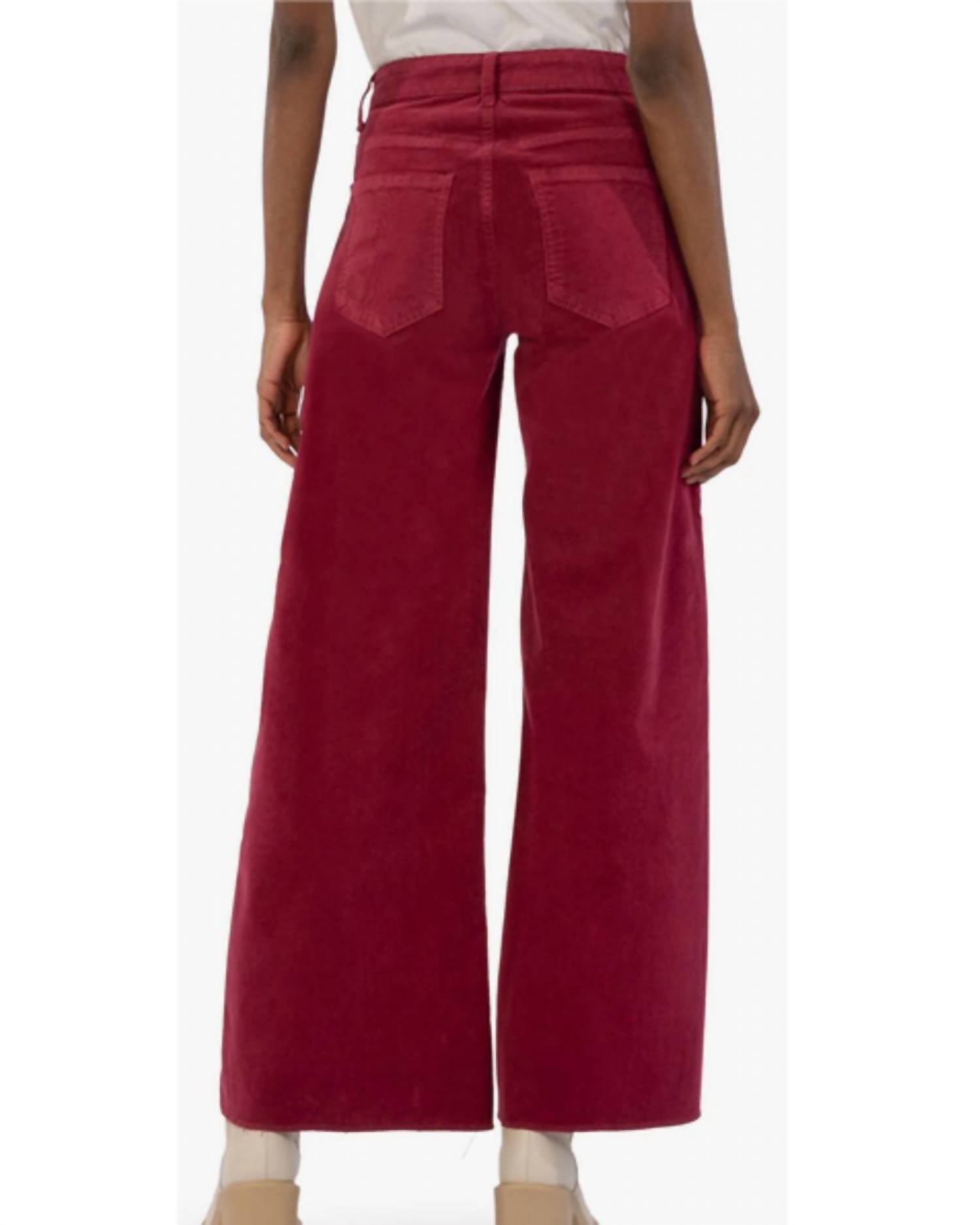Kut From The Kloth - Corduroy High Rise Fab Ab Wide Leg Jean