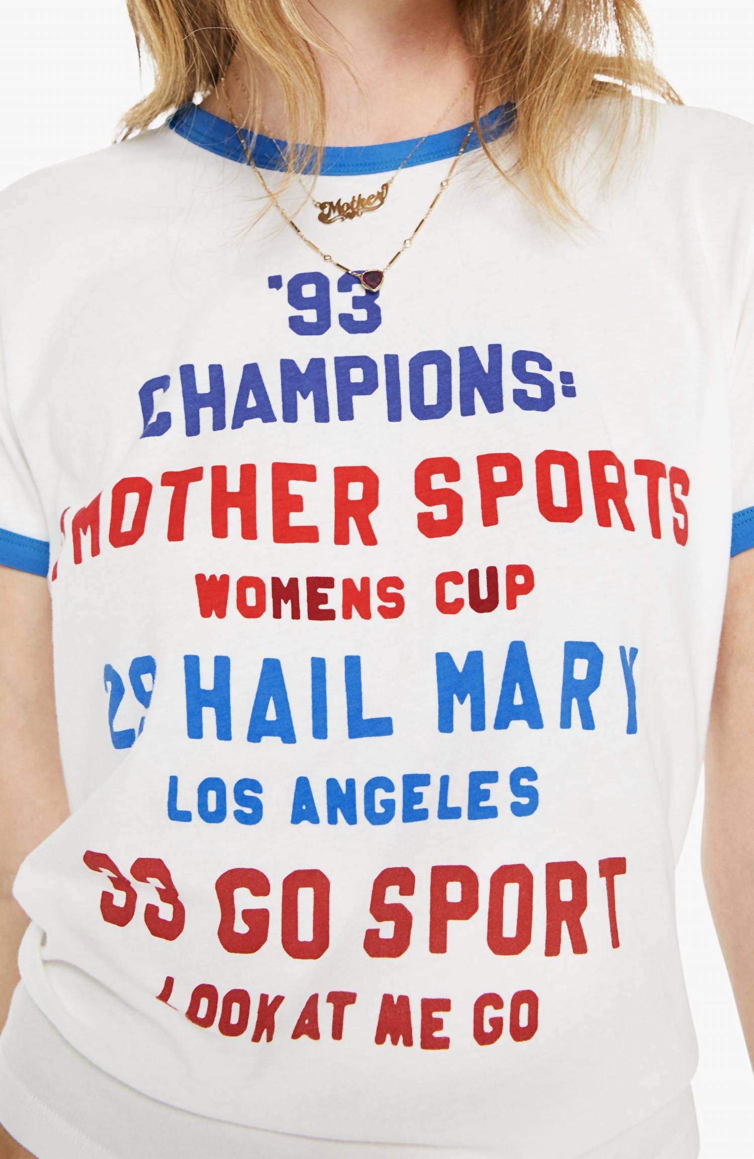 Mother - Women's Lil Goodie Goodie Ringer Tee