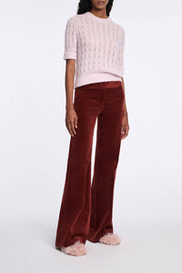 DOROTHEE SCHUMACHER Sheer Softness Pullover Sweater in light rose - women's sweater - view 5