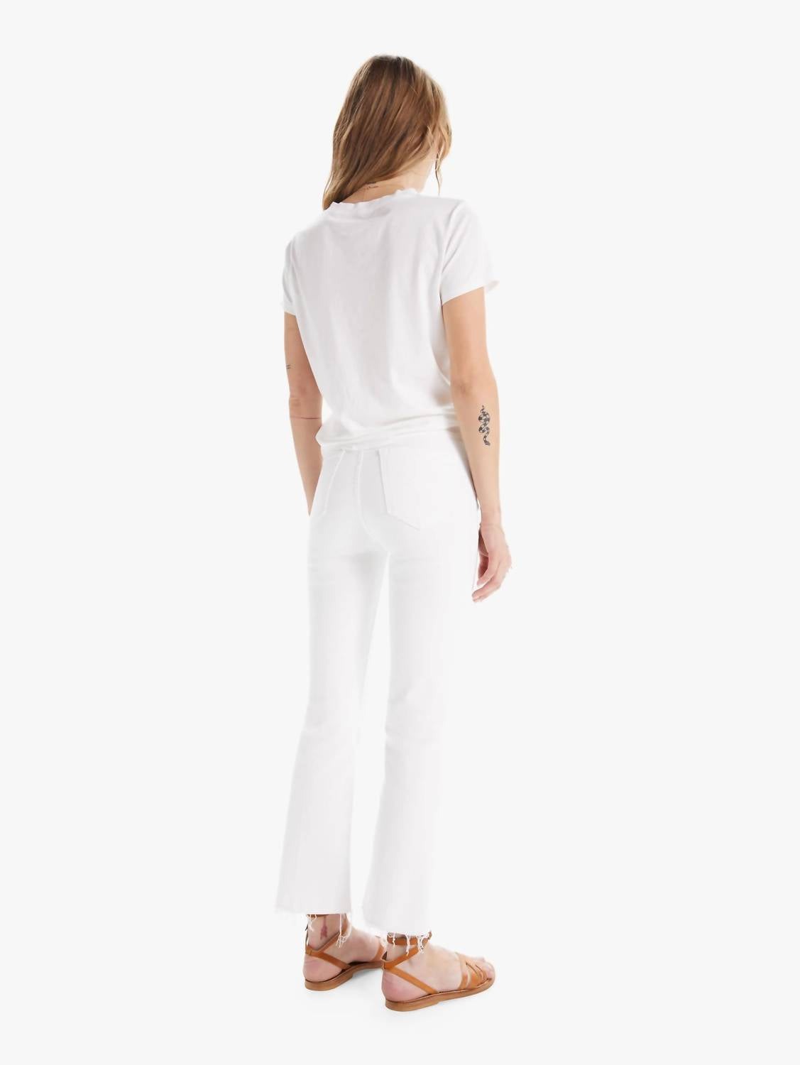 Mother - Hustler High Rise Ankle Flared Jeans