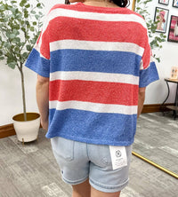 Wishlist - Striped Boxy Sweater Top