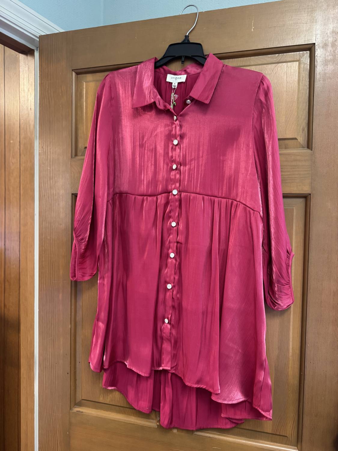 Umgee - Women's Classic Collar Mini Dress