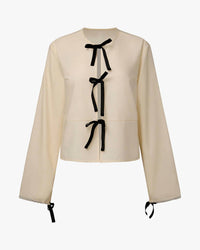 We Wore What - Tie Front Pajama Top