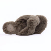 solei sea Women's Izzie Faux Fur Slip-ons in grey - women's shoe - view 5