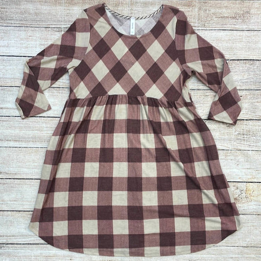 Honeyme - Women's Plaid Dress