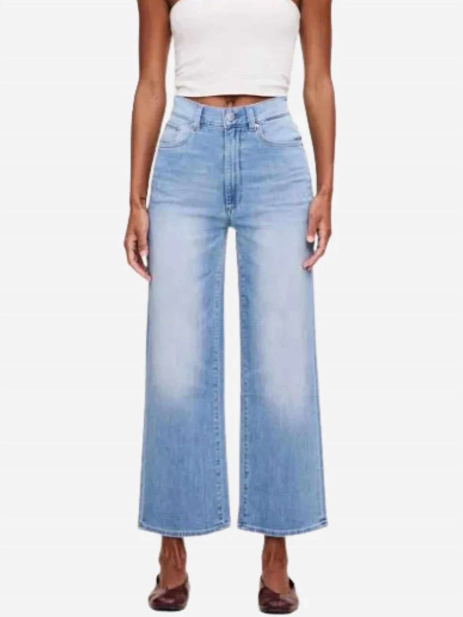 Dl1961 - Women'S - Hepburn Wide Leg High Rise Ankle Jeans