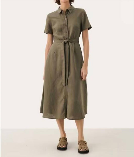 Part Two - Eflin Linen Blend Shirt Dress