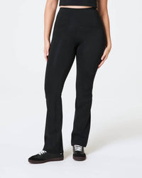 Spanx Shape Booty Boost Flare Pants in very black - women's pants