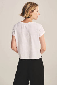 Velvet By Graham & Spencer - Casey Linen Knit T-shirt