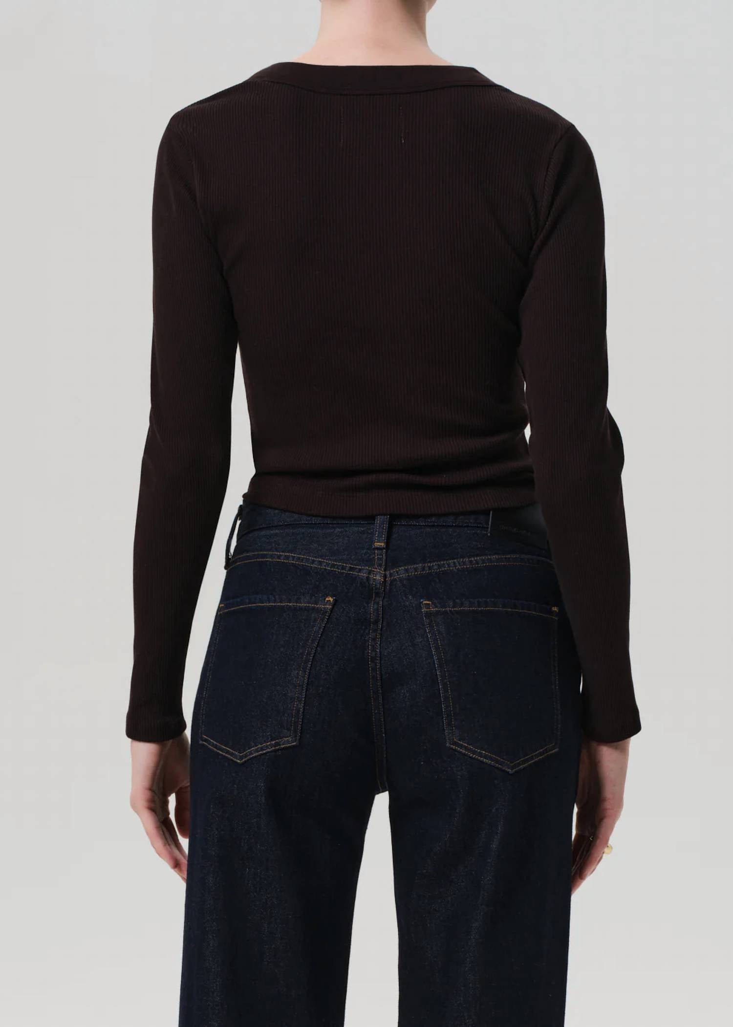 Citizens Of Humanity - Varra Long Sleeve Henley Tee