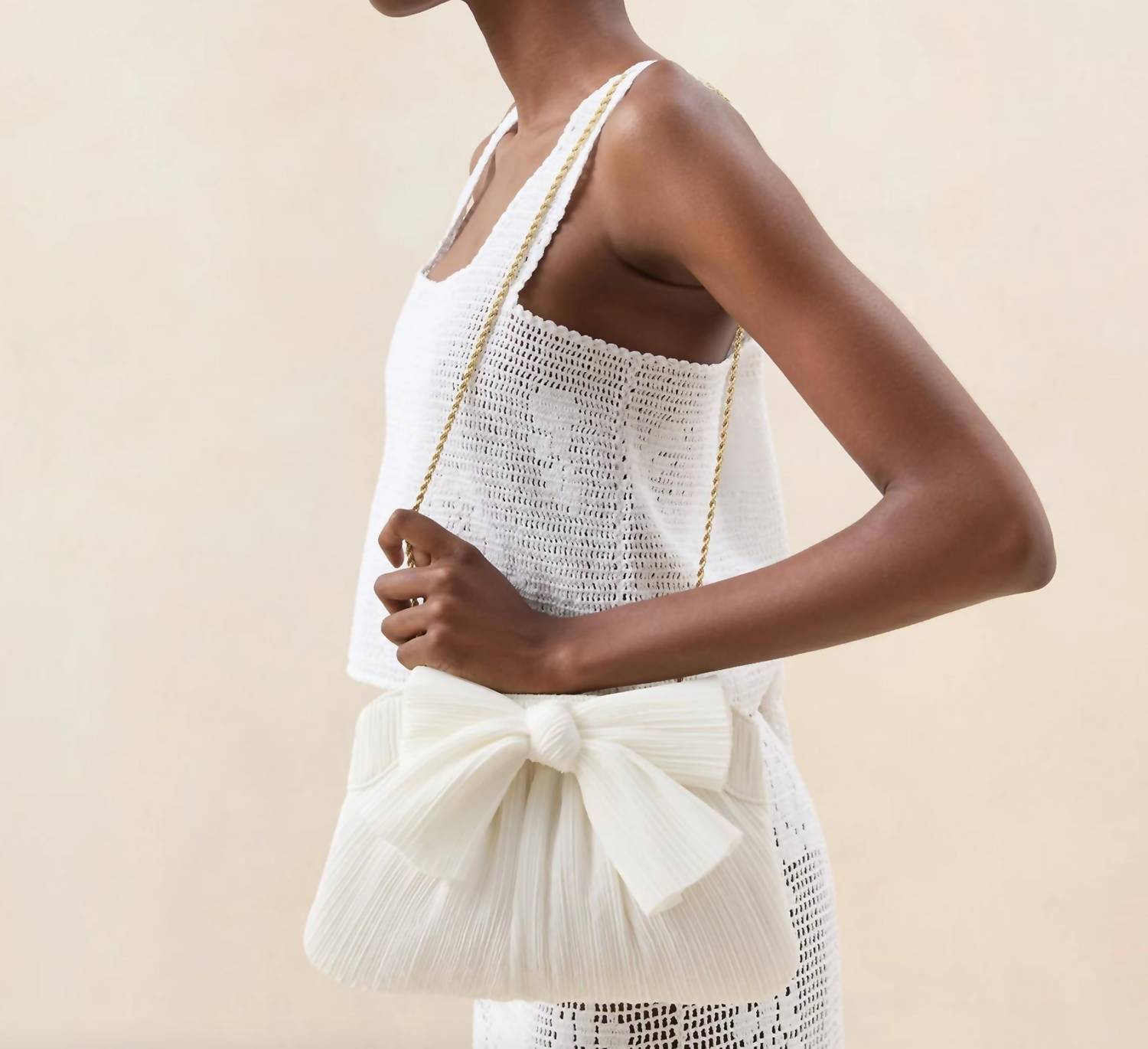Loeffler Randall - Rayne Pleated Bow Clutch