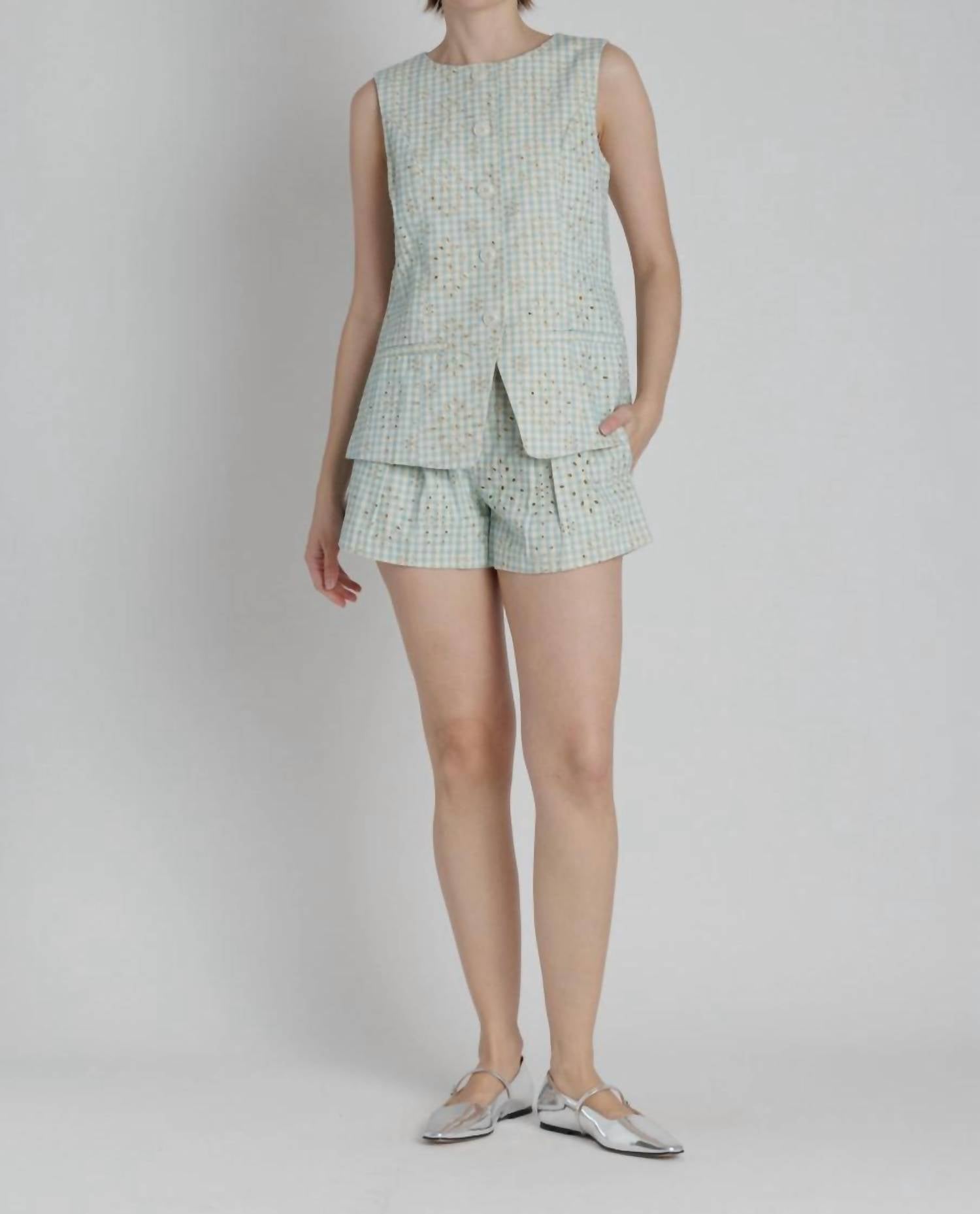 Aureum - Gabby Gingham Vest