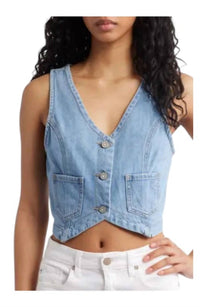 Hidden - Crop Fitted Vest