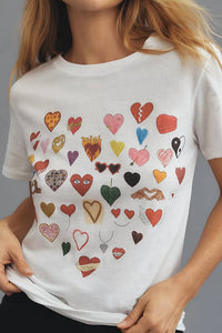 Unfortunate Portrait - Hearts Boyfriend Tee