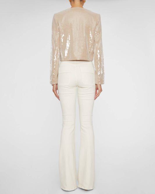 Self-Portrait - Champagne Sequin Jacket