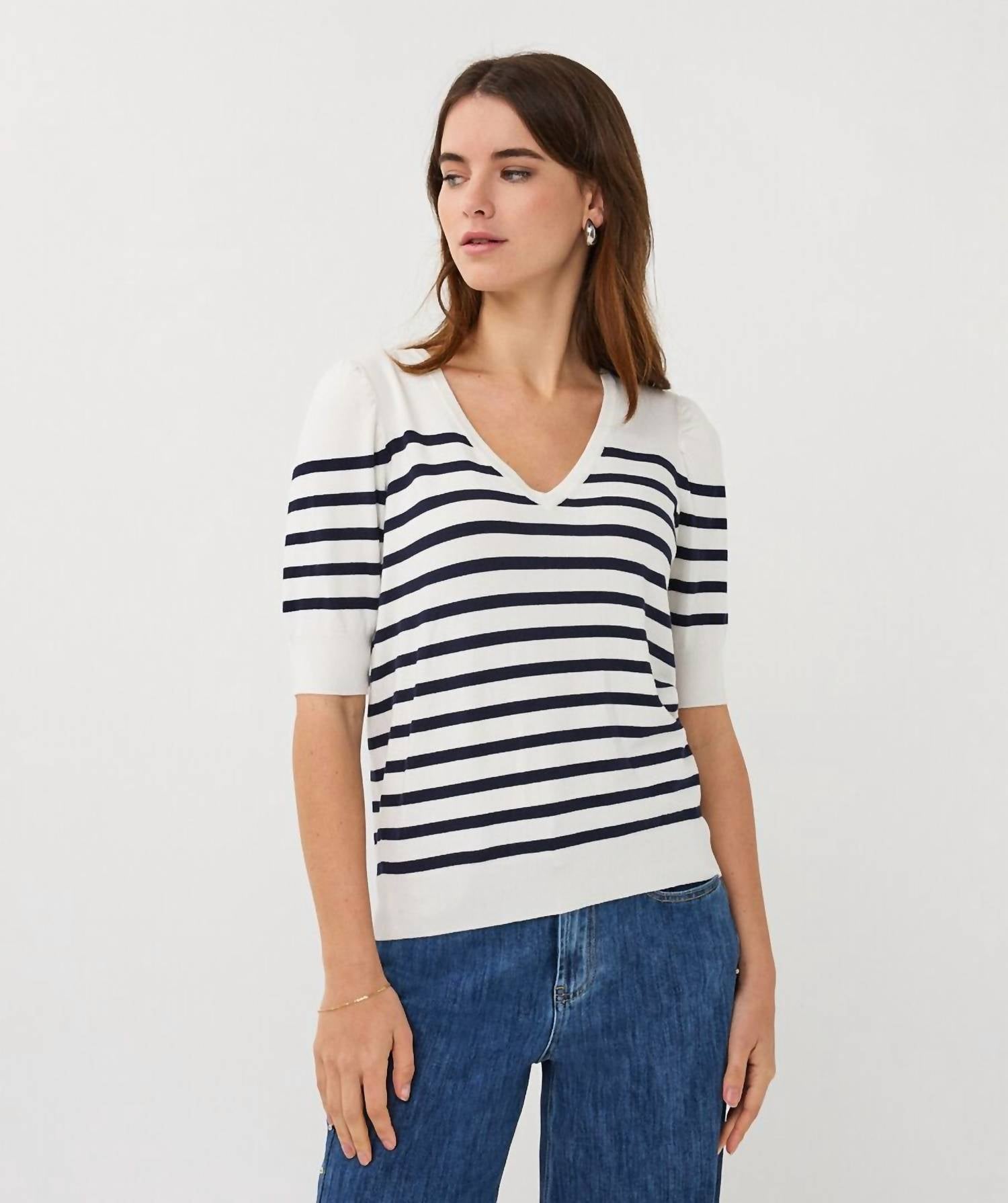Esqualo - Lydia Striped Sweater