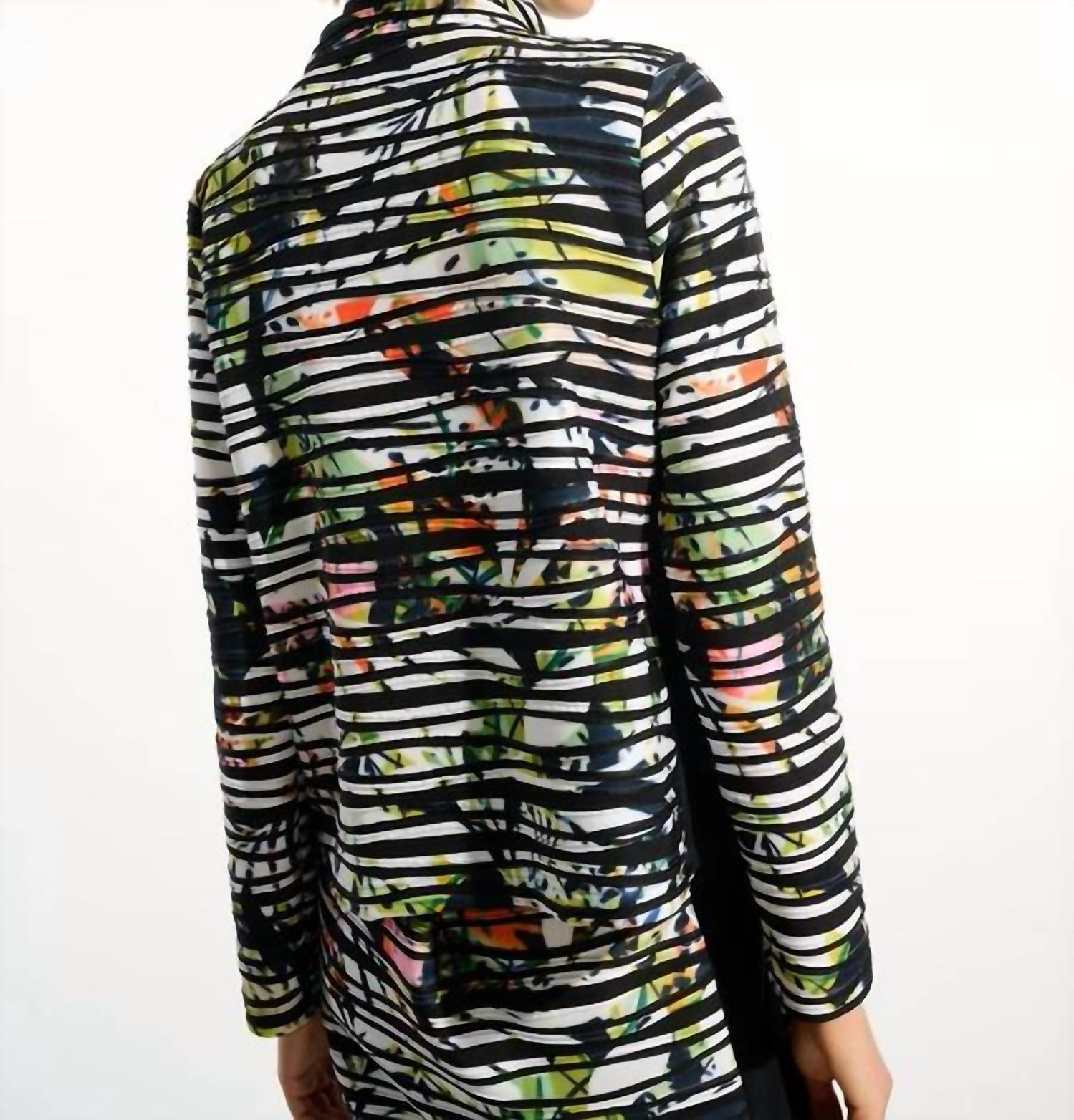 Joseph Ribkoff - Zipper Closure Casual Jacket