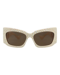 Gucci - Women's Shield-frame Recycled Acetate Sunglasses