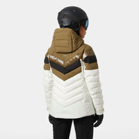 Helly Hansen Imperial Puffy Jacket in sepia - women's jacket - detail view