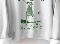 Oat Collective - Women's Golf Wives Social Club Mid Sweatshirt