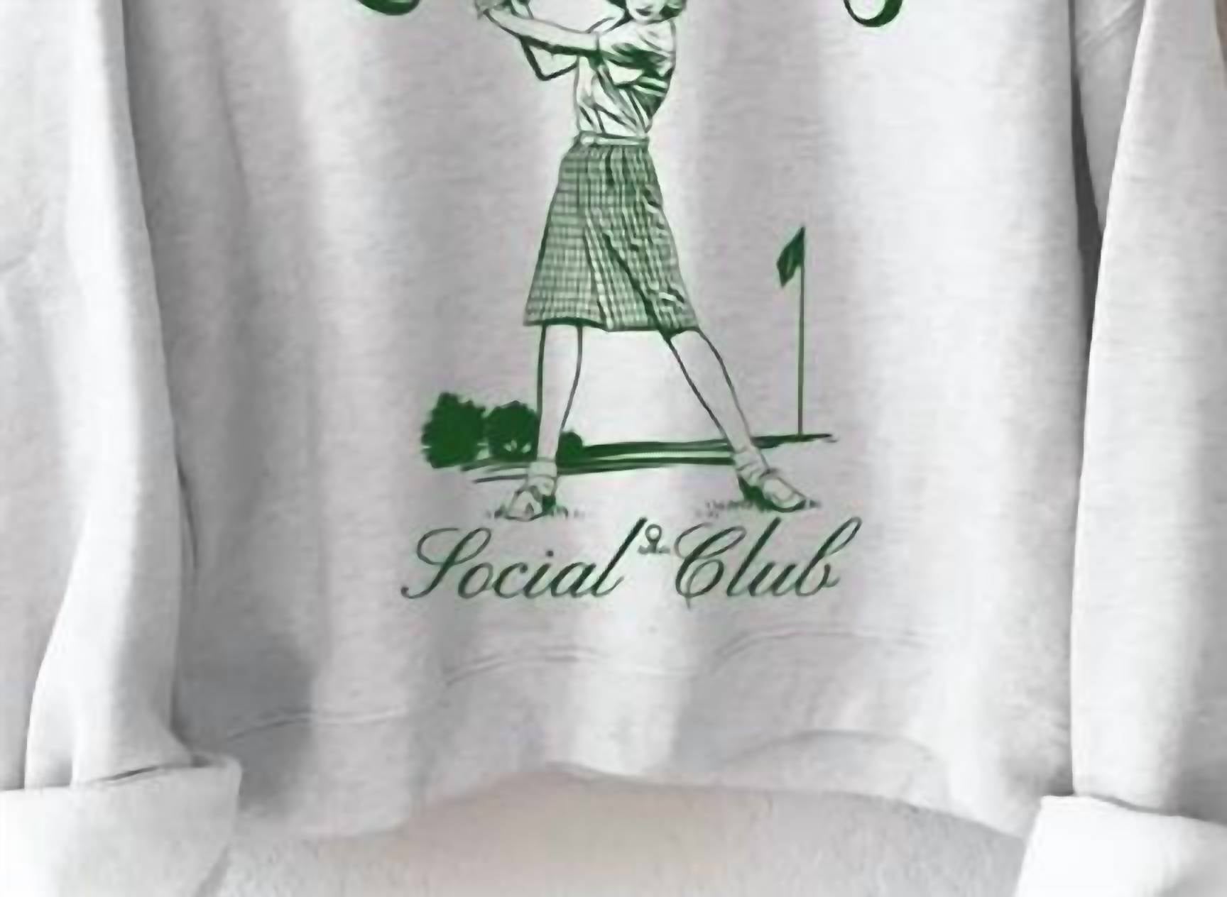 Oat Collective - Women's Golf Wives Social Club Mid Sweatshirt