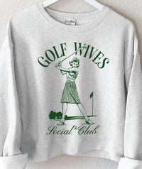 Oat Collective - Women's Golf Wives Social Club Mid Sweatshirt