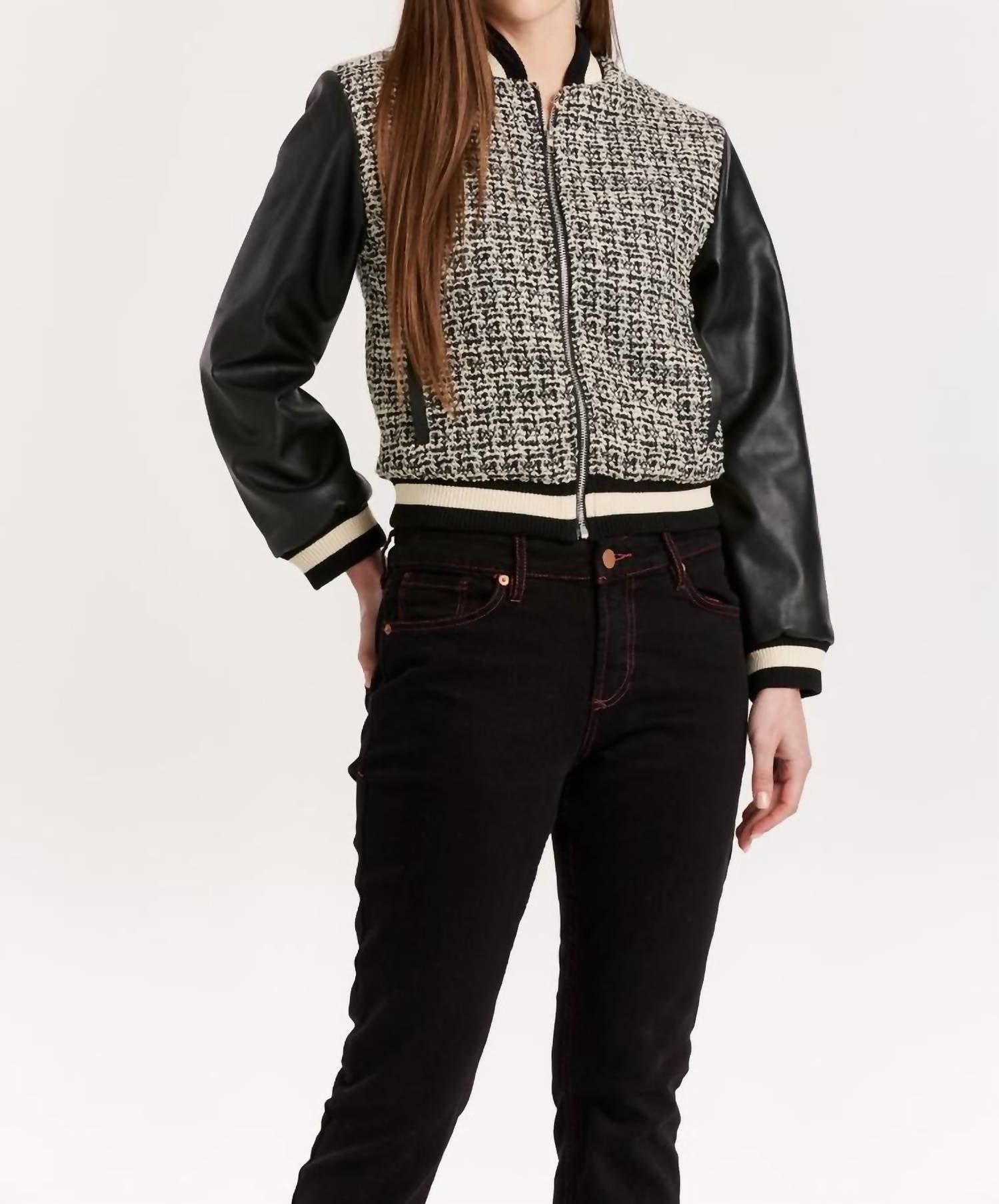 Another Love - Tweed Bomber Jacket