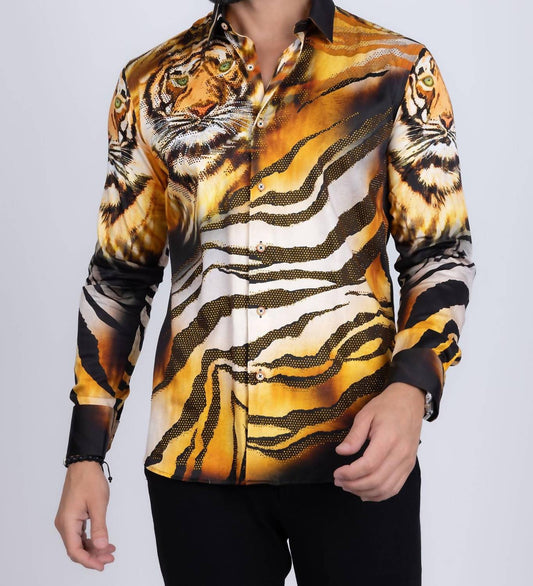 Barabas - Veneto Rhinestone Long Sleeve Shirt