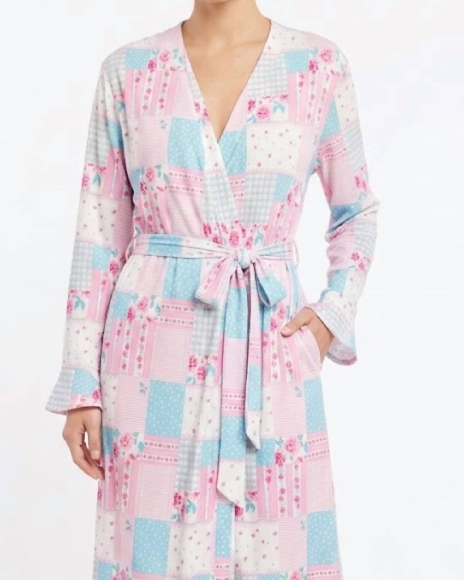Jess Lea - Heirloom Patchwork Ribbed Robe